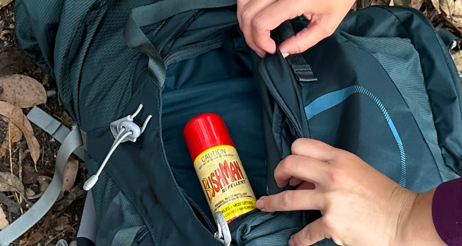Spacious front pocket on Osprey Ariel Plus 70